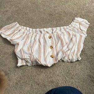 Stripe crop top